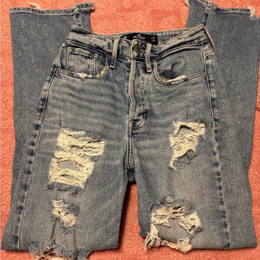 Hollister ripped jeans